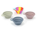 Silicone foldable pet bowl